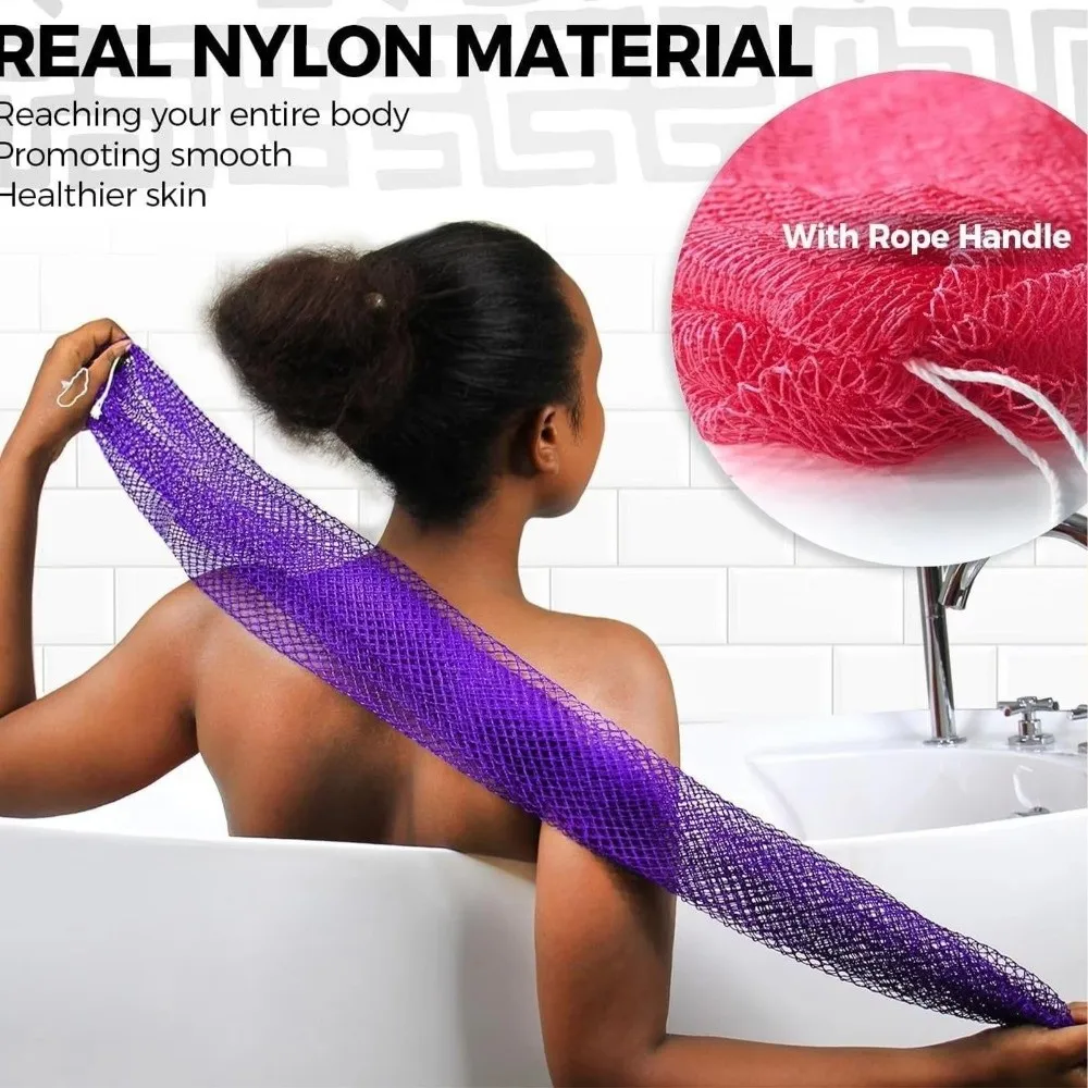 Nylon Exfoliating Washcloth for Skin Care and Bathing