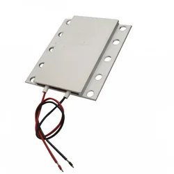 Aluminum PTC Heater Thermostat - Adjustable Temperature Range 70°C to 180°C, Power Output 8W to 150W (12V 100C 12 - 30W)