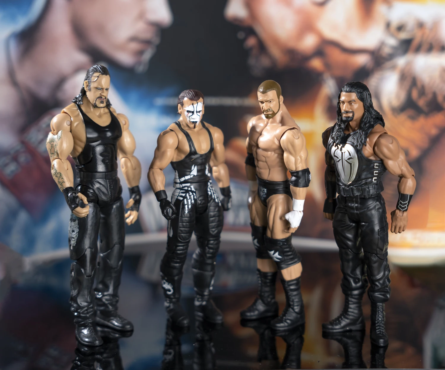 WWE/AEW/Борьба WWF фигурка рестлера гробола римские королевы Стинг HHH тройной H 6 дюймов 7