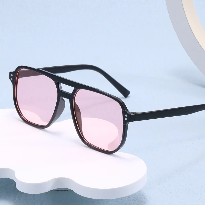 Sunglasses men women square classic large frame retro plastic eyewear