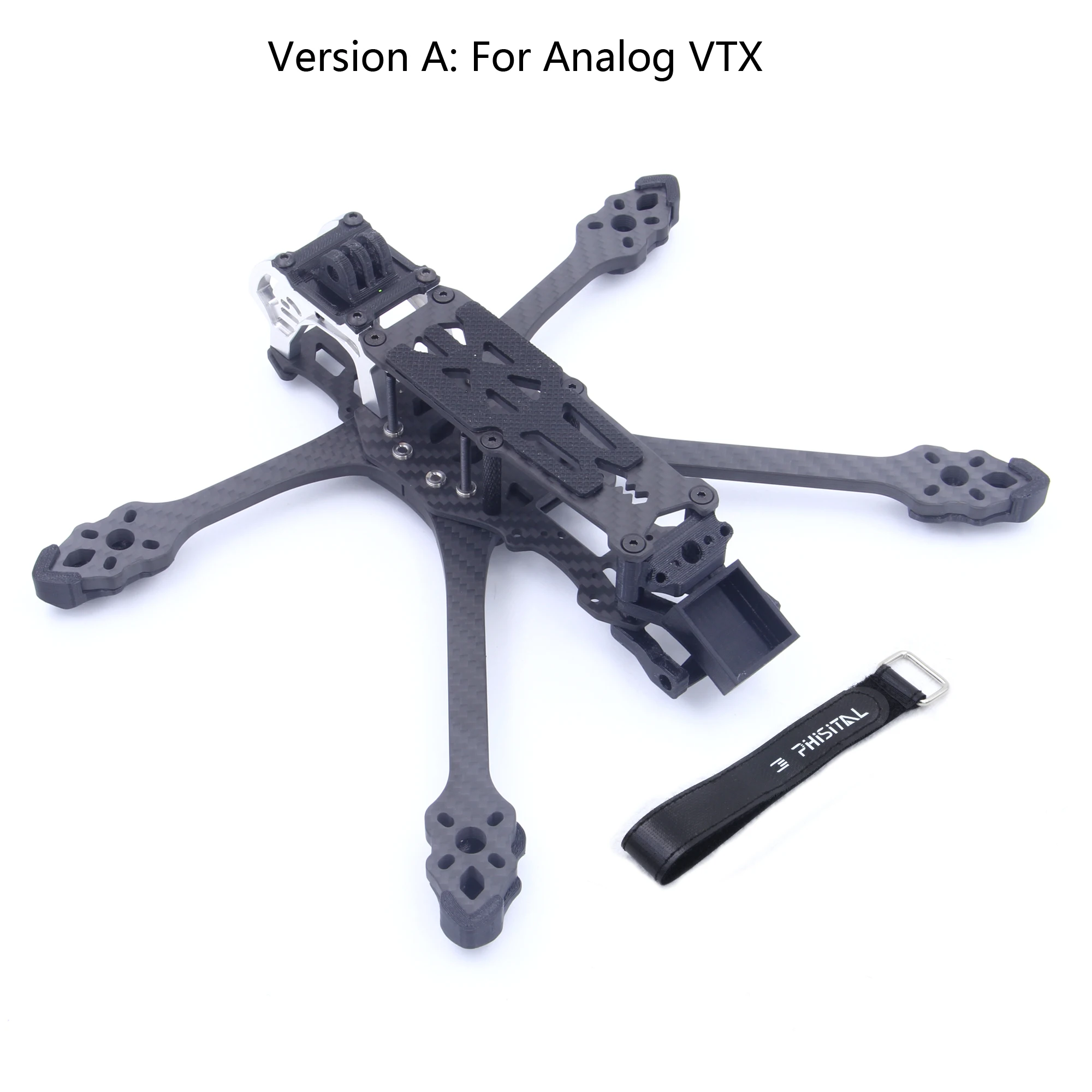 Scf34cc9082be4d2190290d6df4f6b8f7I Mark5 MK5 DC DeadCat Structure FPV Frame Kit 5inch Carbon Fiber for O3/air unit/vista RC Quadcopter Racing Drone DIY parts