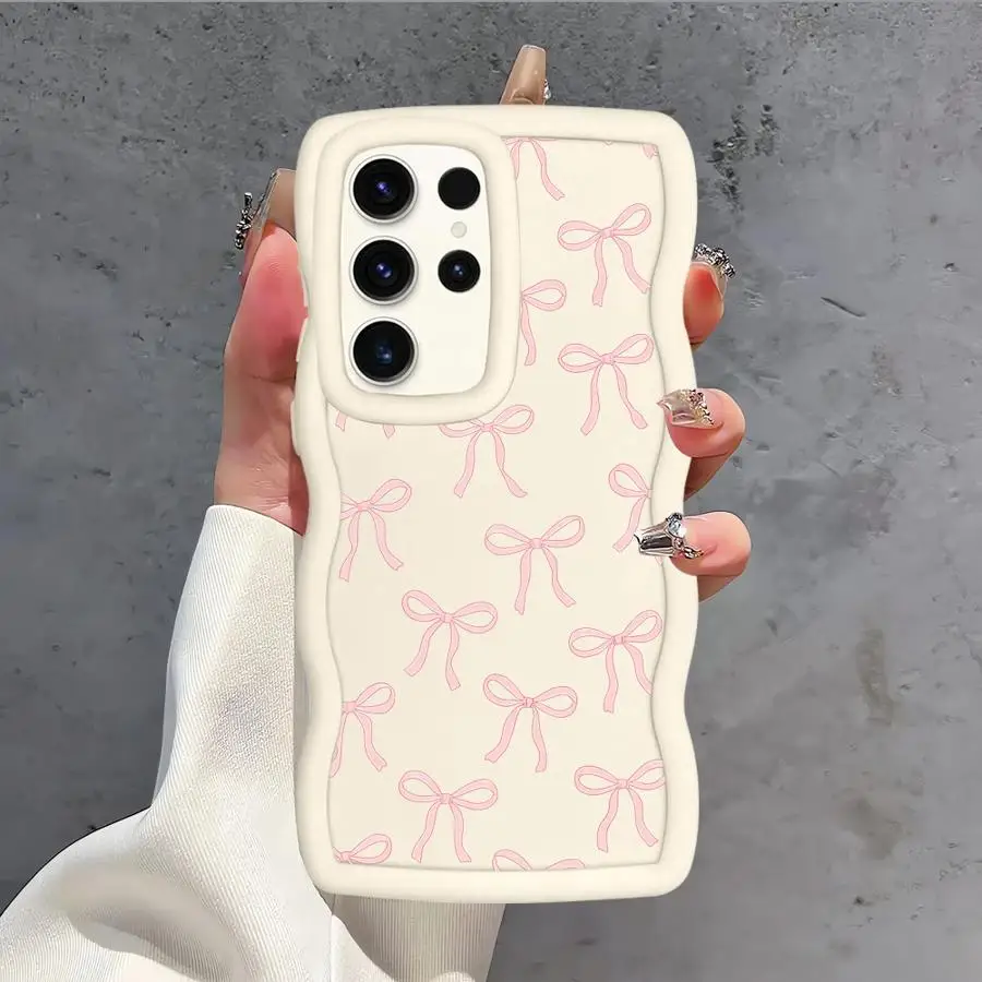 Fashion Pink Bow Soft Phone Cover Case