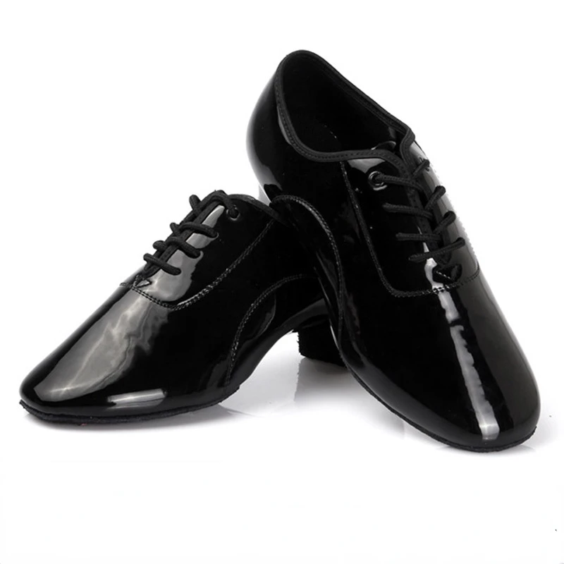 XIHAHA Latin Dance Shoes Leather Men Modern Ballroom International