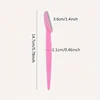 Stainless Steel Eyebrow Razors,Multipurpose Facial Hair Trimmers with Protective Cap for Men & Women,Exfoliating Tool for Beard 6