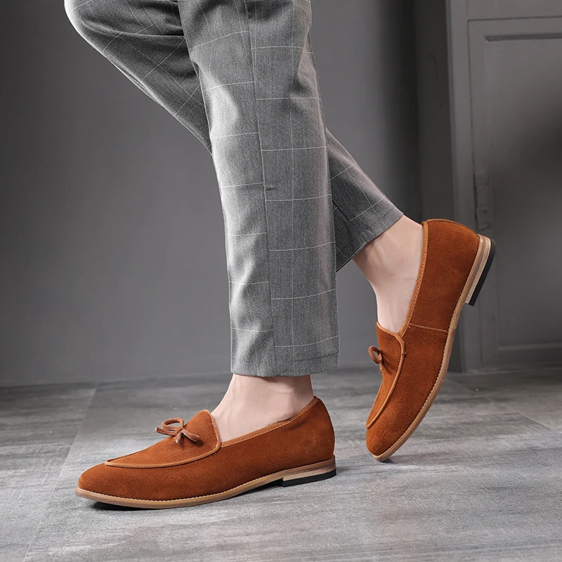 Fashion Shoes Moccasin Suede Leather Moccasins For Men Loafers