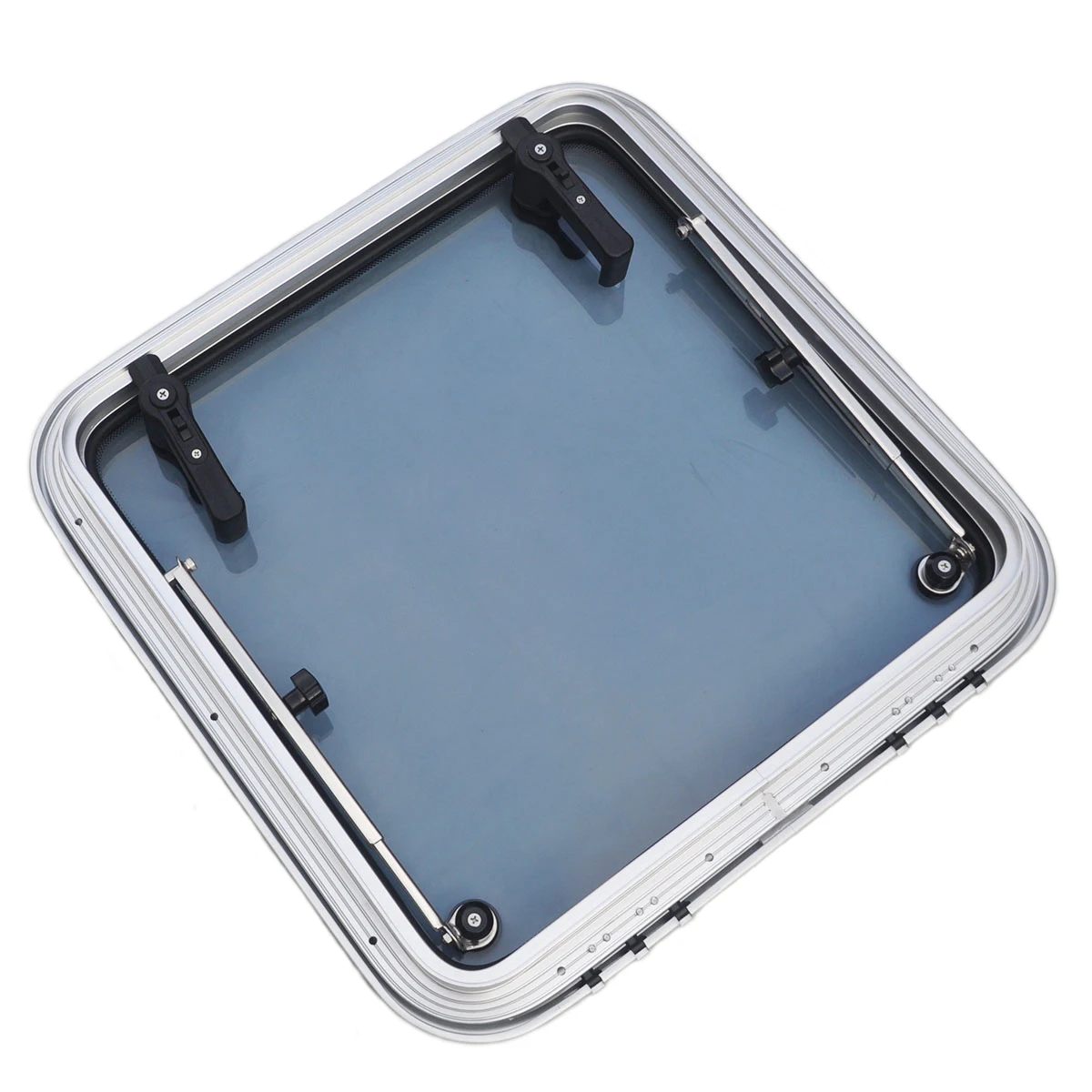 Marine Anodized Aluminum Square Hatch Porthole With Tempered Glass For Marine Boat Window plated mirror surface folio flip leather stand case with information view window for xiaomi mi 11 lite 4g 5g 11 lite 5g ne gold