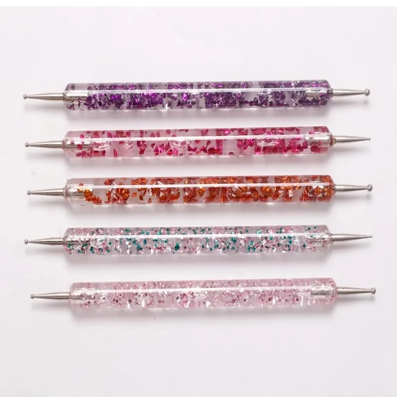 【Hot 】Nail Art Brush, Nail brush Nail Art with nail liner brush and nail dot pencil for home use and professional art