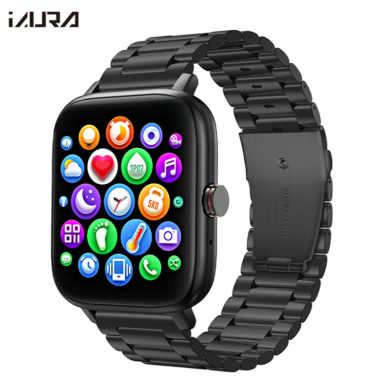 2022 Bluetooth Answer Call Smart Watch Men Full Touch Fitness Tracker Waterproof Smartwatch Women For Android iOS Xiaomi Phone