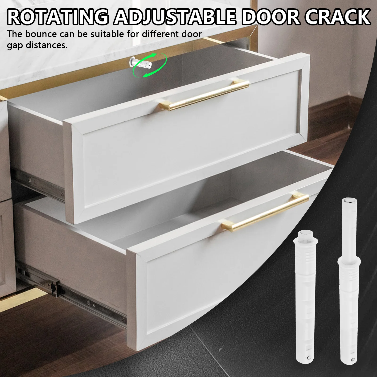 Magnetic Push Latch Adjustable 12Pcs Push Doors Drawer Latchs Cabinet Touch Latchs RVs Cabinet Catches for Kitchen magnetic cabinet catches,door catches,magnetic cabinet latches,cabinet door latch