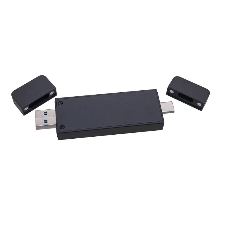 Protocolo Duplo Usb3.1 tipo c M.2 Sata Nvme Gabinete Ssd Adaptador Usb Nvme Case Ssd m2 Nvme Externo Caixa m2 Sata Ssd Rtl9210b - Imagem 5