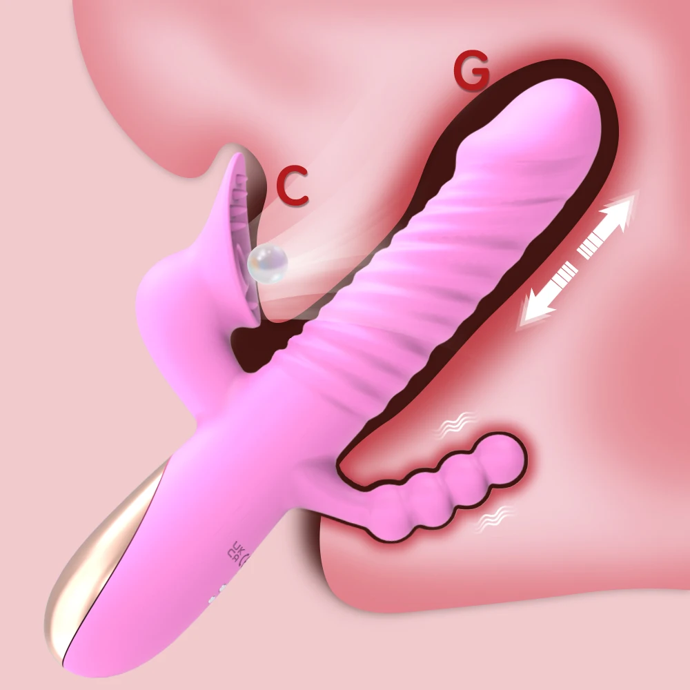 

Thrusting Sucking Vibrators Dildos Clit Sucker Nipple Blowjob G-spot Clitoris Stimulation Female Masturbation Sex Toys for Women