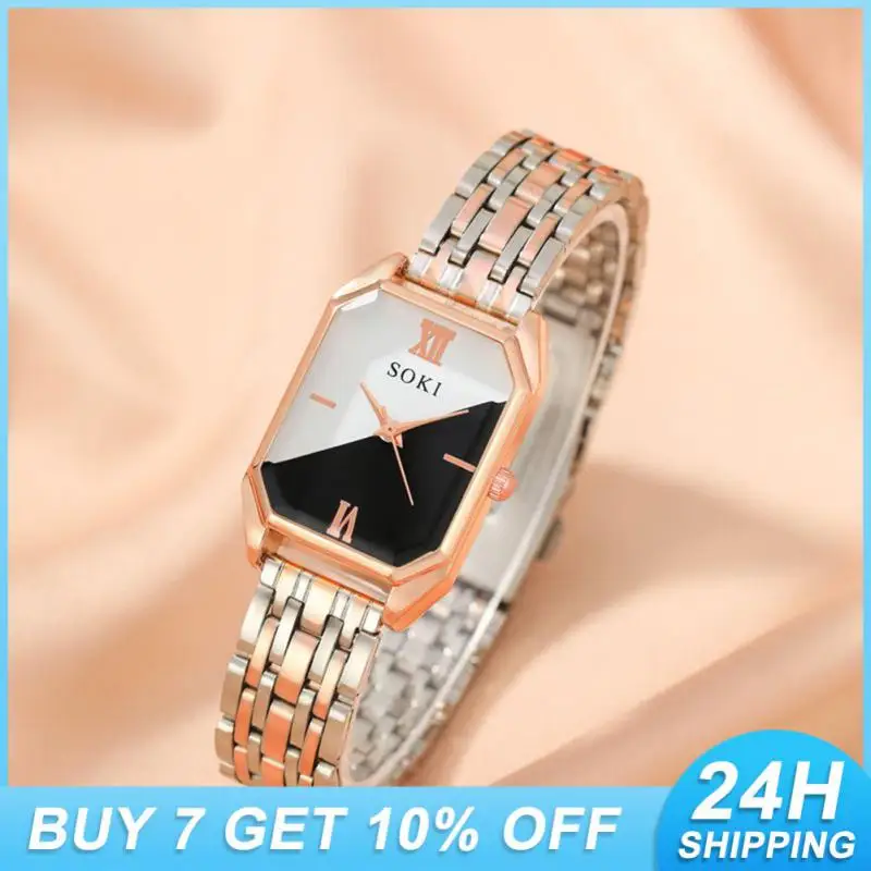 

Round Alloy Watch High-quality Fashion Watch Decoration Accessories Wristwatch Imitation Leather Strap Classic Quartz Watch