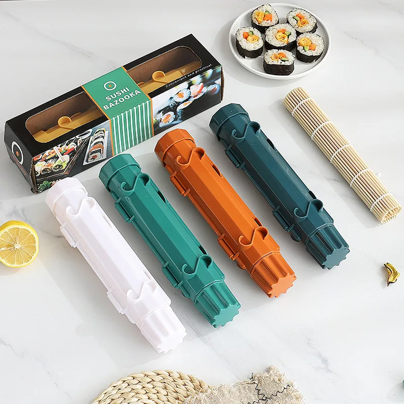 Sushi Maker Quick Sushi Bazooka Rice Mold Durable Plastic Sushi Roller Diy Sushi  Making Kit Creative Kitchen Tools Accessories - Sushi Tools - AliExpress