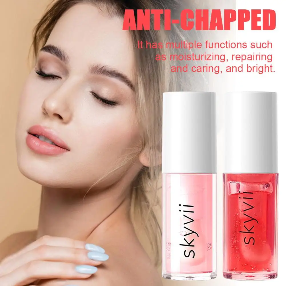 Moisturizing And Hydrating Anti-dry Lip Balm Female Care Transparent Crystal Student Peach Lip Lip Skin Remove Oil Texture I3D9
