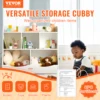 VEVOR Kid Storage Cubby Toy Storage Organizer with Bookshelf Children Book Toy Shelf for Kids Room Playroom Kindergarten Nursery 2