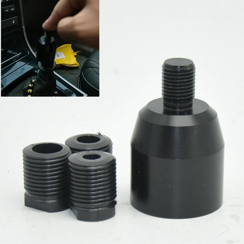Adattatore Per Pomello Del Cambio In Alluminio QOXEZY – Filettatura Interna M12 M10 M8 M14 Universale - 2