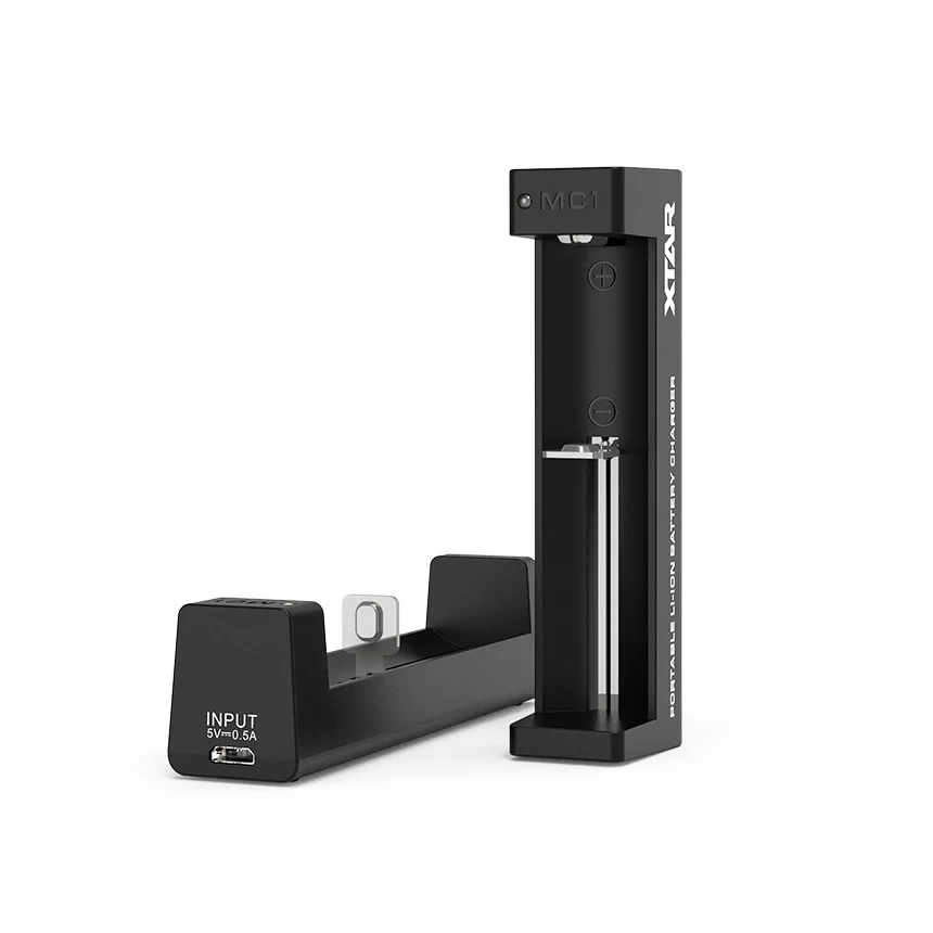 Xtar 미니 18650 21700 배터리 고속 충전기, USB C 포트, 휴대용 운전 충전기, 가전 제품