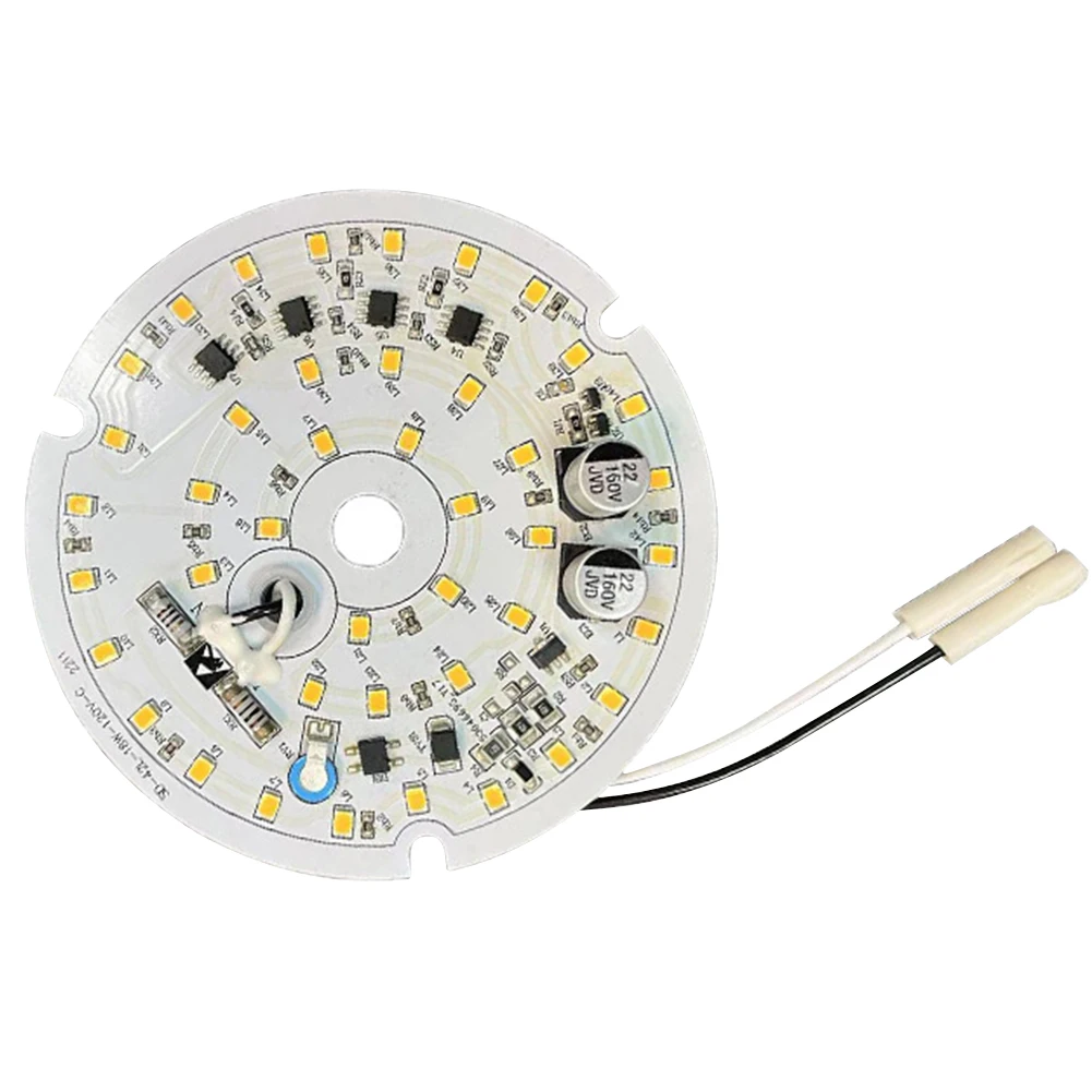 천장 선풍기 LED 조명 교체 패널, 조도 조절식 원형 LED 조명 엔진, 천장 플러시 라이트 교체 패널, 3.94 인치, 18W, 1530LM