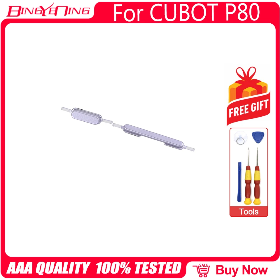 New Original For Cubot P80 Power Button And Volume Button For Cubot POCKET Side Repair Accessories Parts