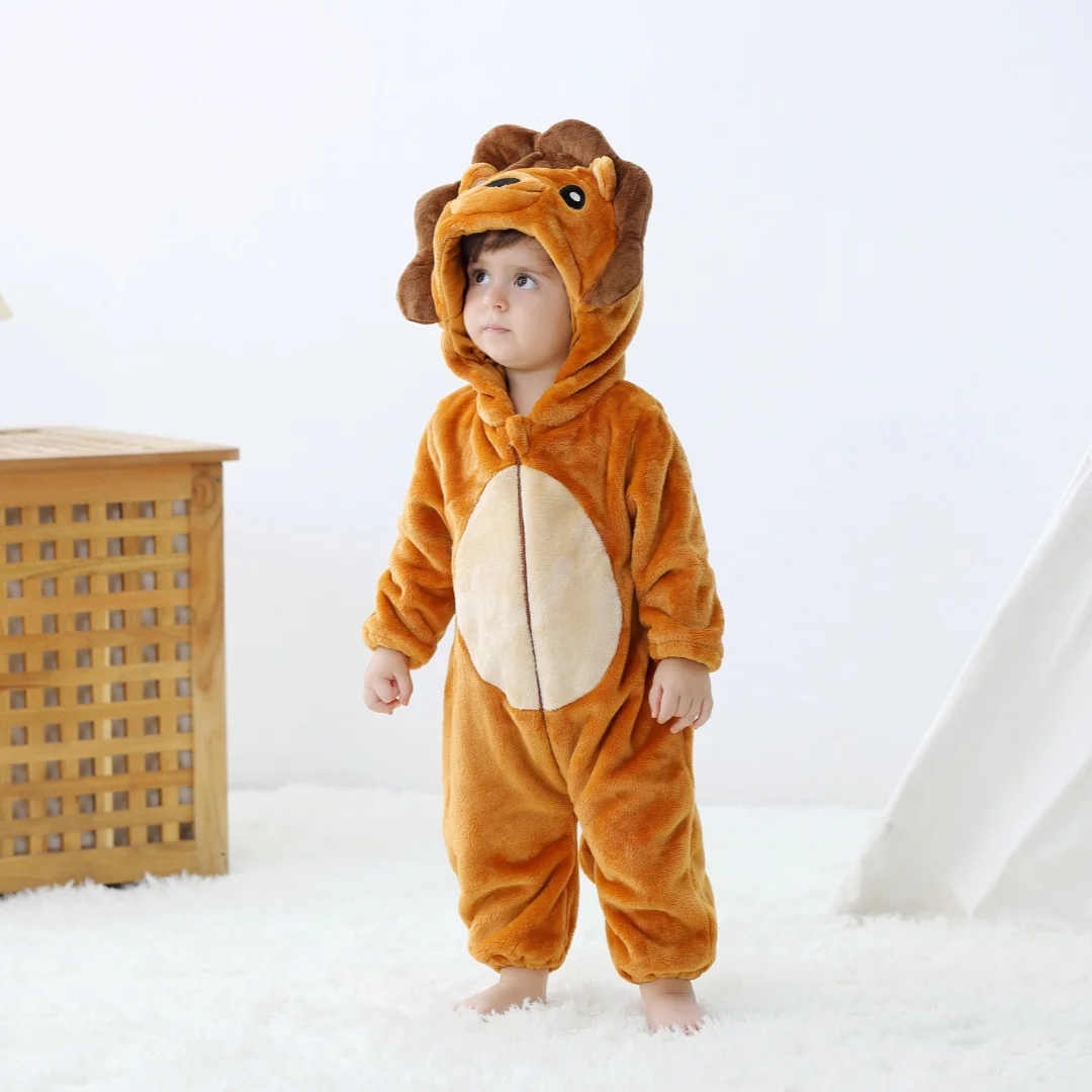Baby Kigurumi Stitch Unicorn Rabbit Cartoon Romper Pajamas Infant Animal Onesies Girls Boys Cosplay Pyjama Costume For Christmas 4