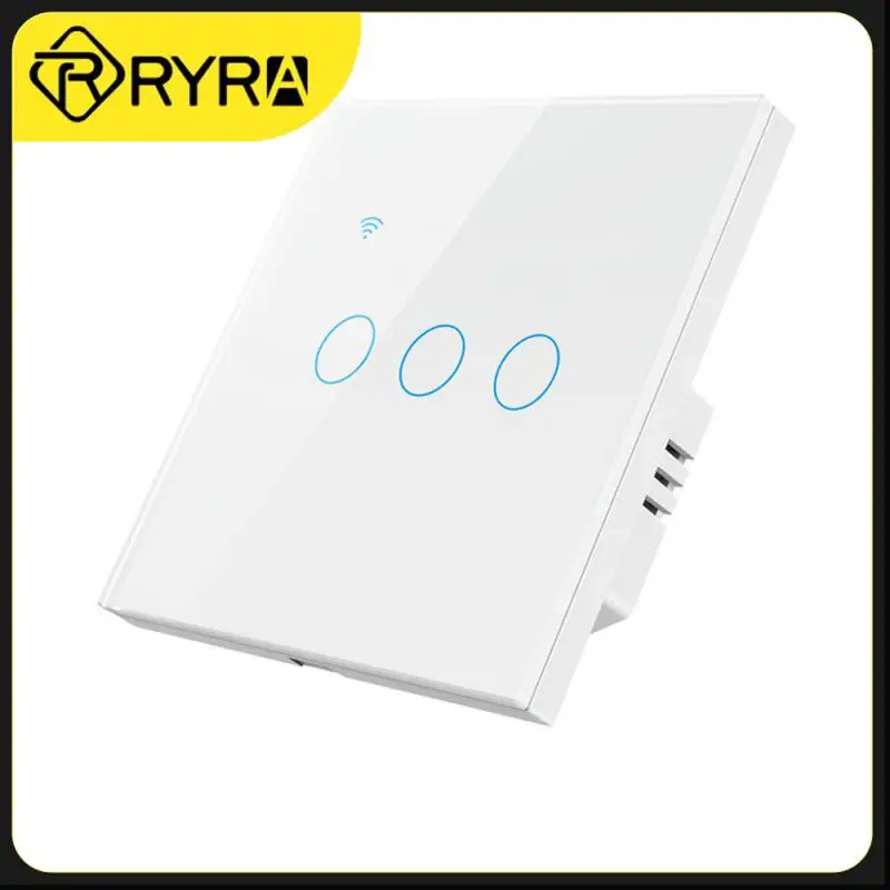 

Умный сенсорный выключатель Wi-Fi 1/2/3/4 кнопочный настенный выключатель для умного дома стандарта ЕС/США умная домашняя кнопка для умного дома Алиса Alexa Home
