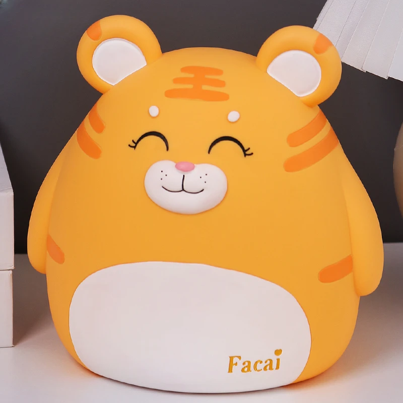 

Piggy Bank Safe Box Money Home Decoration Desktop Placement Personal Gift Big Tiger Piggy Bank Money Savings Organizer Coin Bank