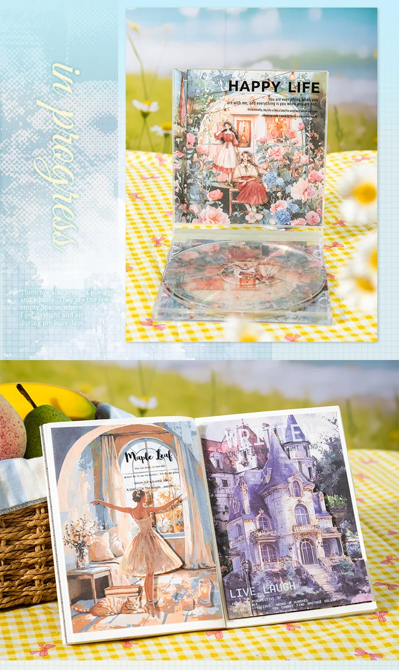 100 Blatt Dekor Scrapbook Vintage Materialien Papier Combo Kit DIY Junk Journal Collage Fotoalbum Retro Hintergrundpapier – Detail 12