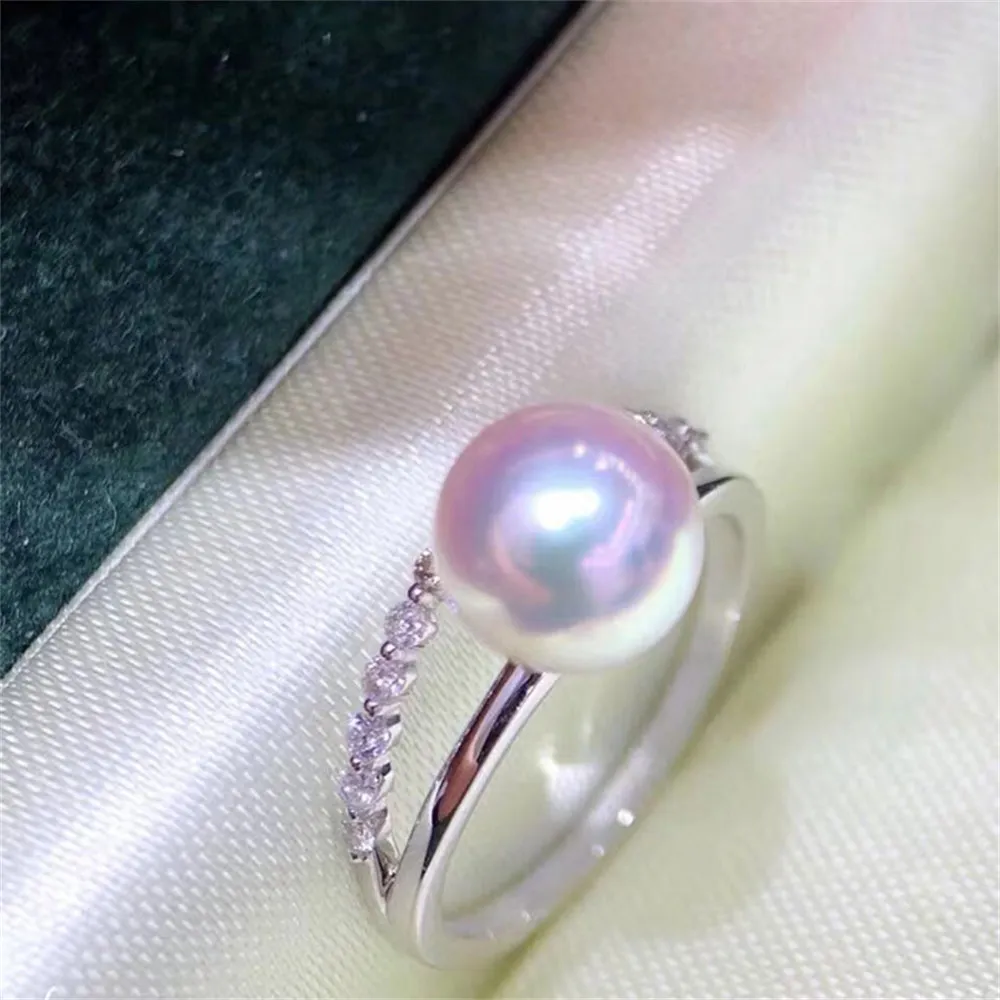 

Classic Rings Resizable Design Rings Base 18K Gold-Plating Pearl Rings Settings Women DIY Pearl Rings Accessory No Pearl