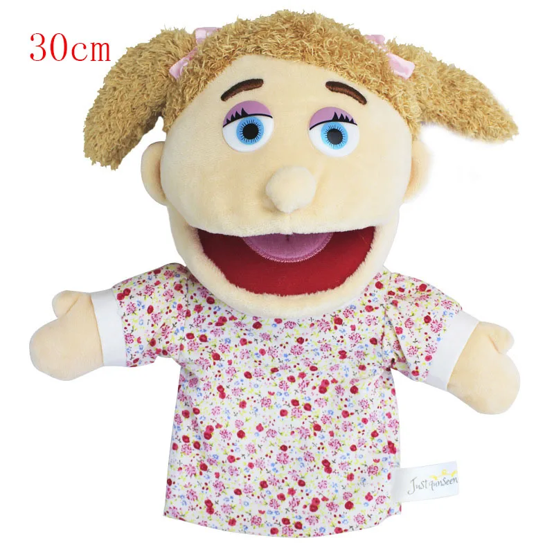 Poupées en peluche 60cm Grand Jeffy Marionnette en Peluche Chapeau Jeu  Jouet Dessin Animé Feebee Chanteur Zombie Marionnette à Main Peluche Poupée