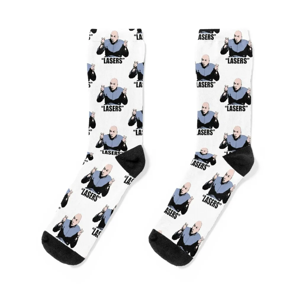 Dr. Evil, Lasers , Austin Powers, Socks sports and leisure designer winter thermal Ladies Socks Men's