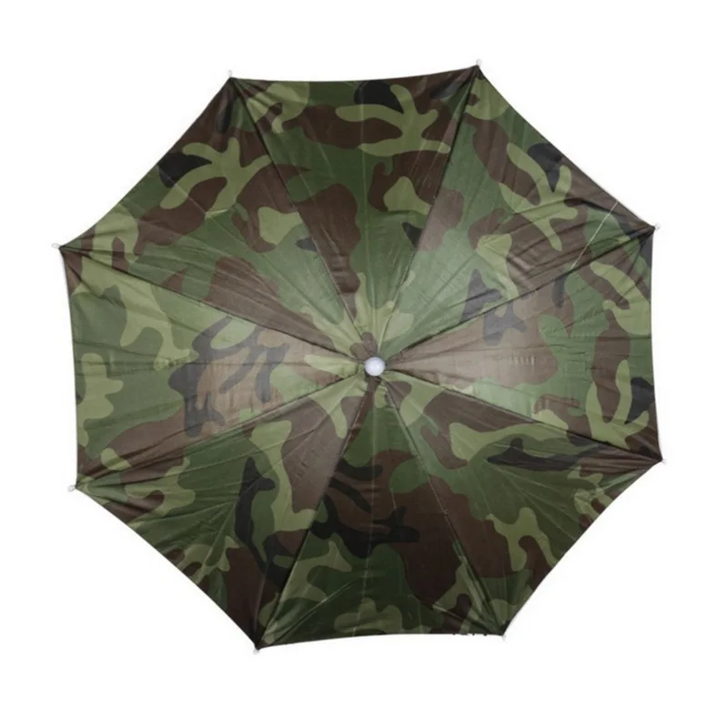 Foldable Outdoor Umbrella Hat Adjustable