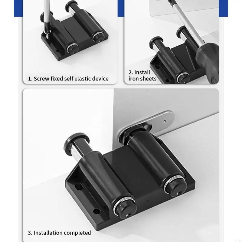 10pcs Magnetic Push To Open Door Catches Heavy Duty Latches Steel Catches for Cabinets In Kitchens Bathrooms & Offices