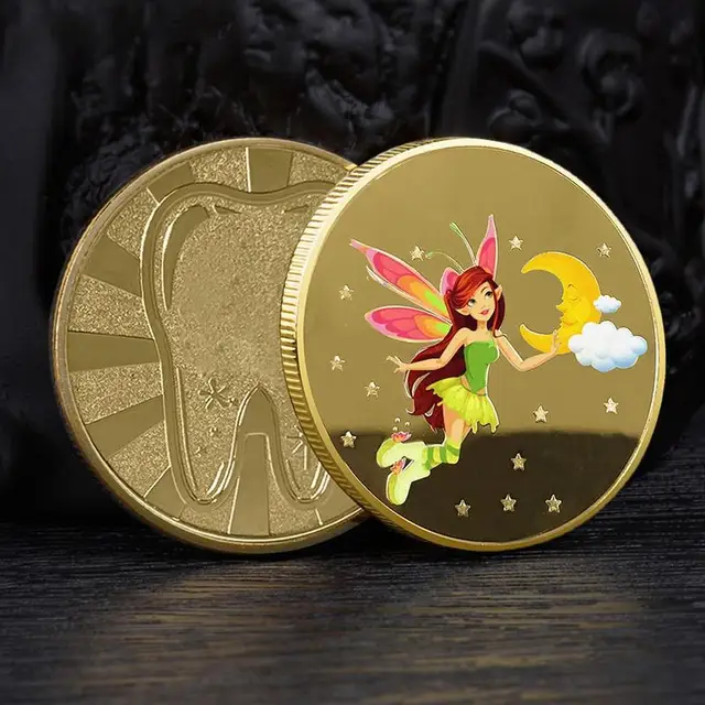 Celebrate lost teeth with the Tooth Fairy Coin and encourage children to brush their teeth