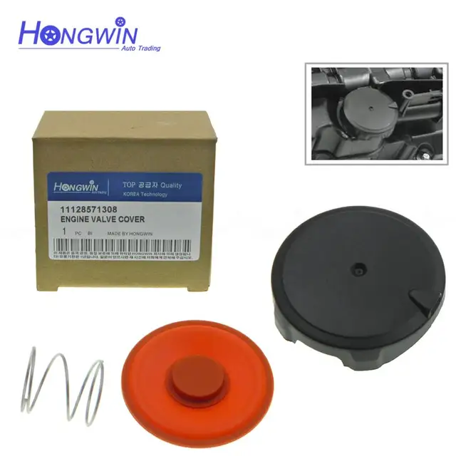 Motor PCV Valve Cover Repair Kit Com Membrana 11128571308 Para BMW 3 5