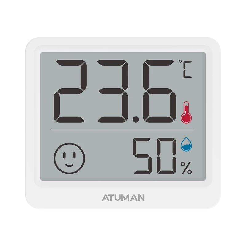 Temperature Humidity Meter DUKA Atuman 2.5 inch LCD Electronic Digital