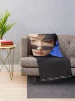 Mingi - Ateez Throw Blanket Bed linens Beautifuls christmas gifts Blankets 2