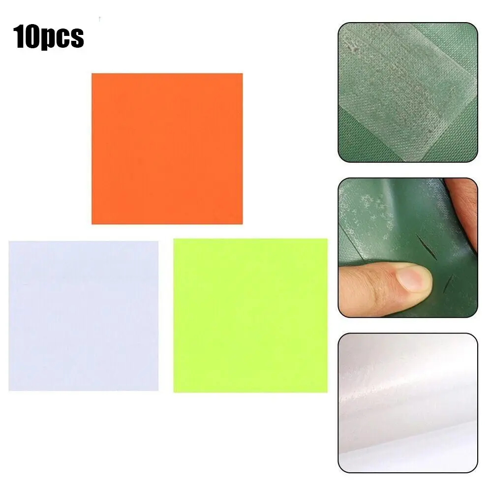

10Pcs Waterproof TPU Tent Repair Tape Water Resistance Transparent Repair Allowance Patch Tent Repair Tape Outdoor Camping Tools