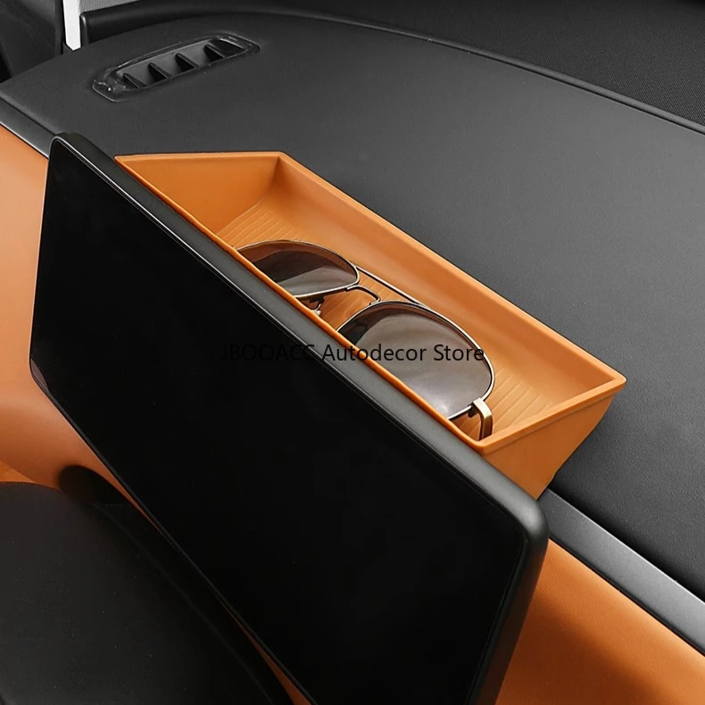 Leapmotor C10 안경 홀더 보관함 대시 보드 화면 뒤 중앙 콘솔 주최자 TPE 보관함 앞 트렁크 화면