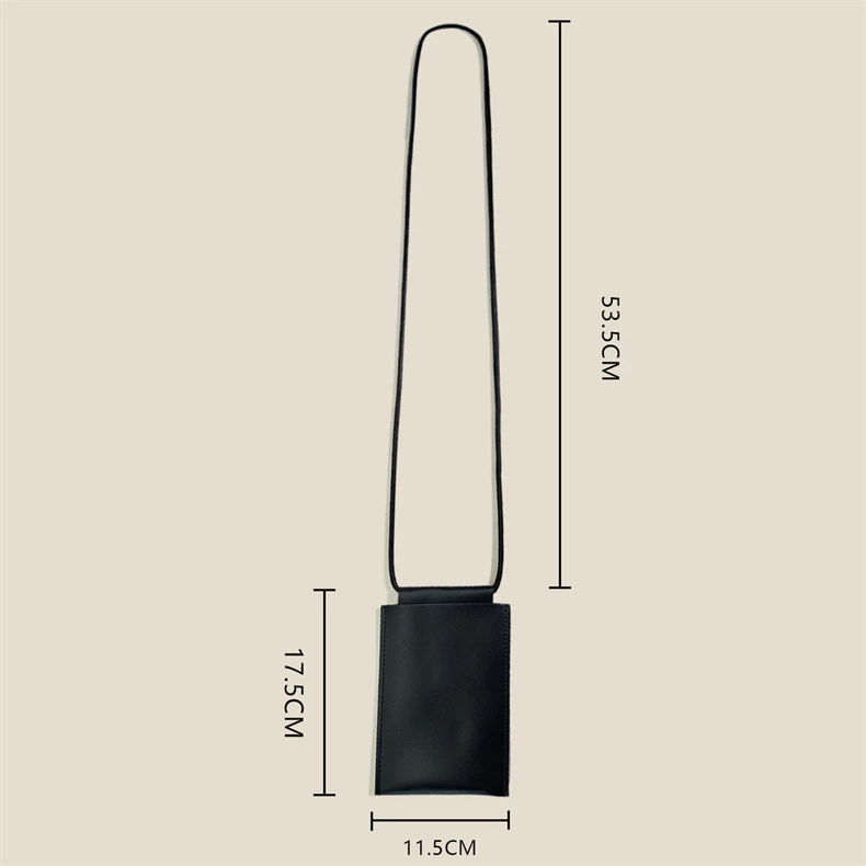 Weiche Leder Gläser Lanyard Hängen Hals Clip Gläser Taschen Frauen Mann Mode Tragbare Brillen Fall Sonnenbrille Schutz Abdeckung – Detail 2