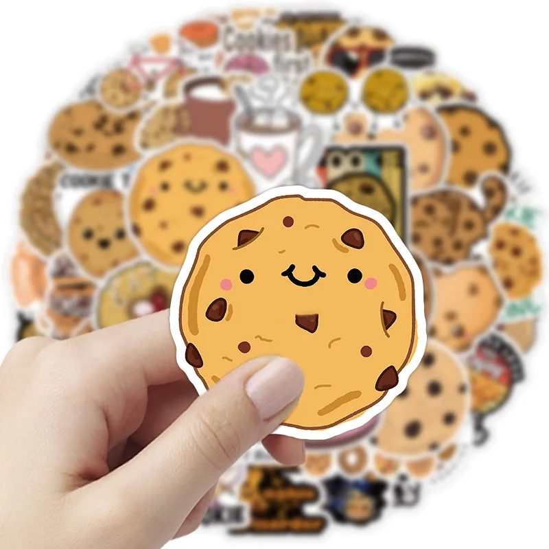 

51Pcs Cute Bread Cookies Kawaii Stickers Set Scrapbooking Stickers For Journal Planner Diy Crafts Scrapbooking Diary