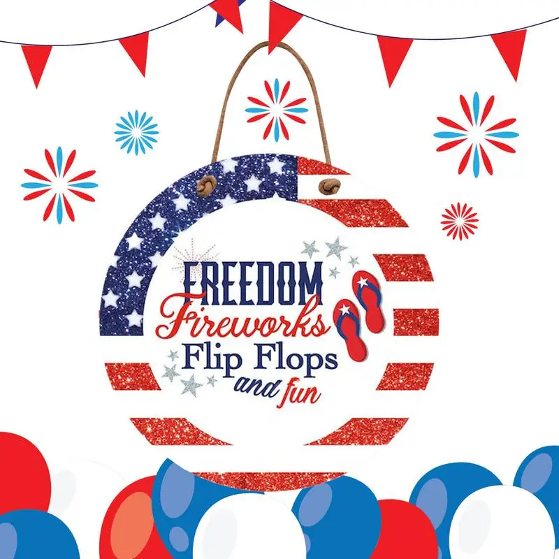 

4th Of July Patriotic Door Sign Patriotic Decoration For Memorial Day 4th Of July Fourth Of July Patriotic Decoration For The