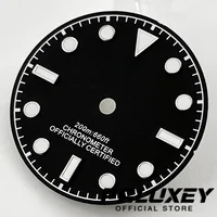 Cadran de montre stérile noir gris BB58, 29mm, visages lumineux adaptés au mouvement NH35 NH36 ETA 2824 2836 Miyota 8215 Mingzhu 4
