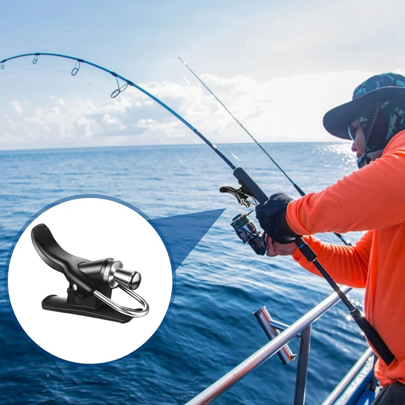 Cast Cannon Surf Fishing Trigger,4 Pcs Aid Sea Fishing Casting Trigger,Cast Ease Pro For Sea Shore Beach
