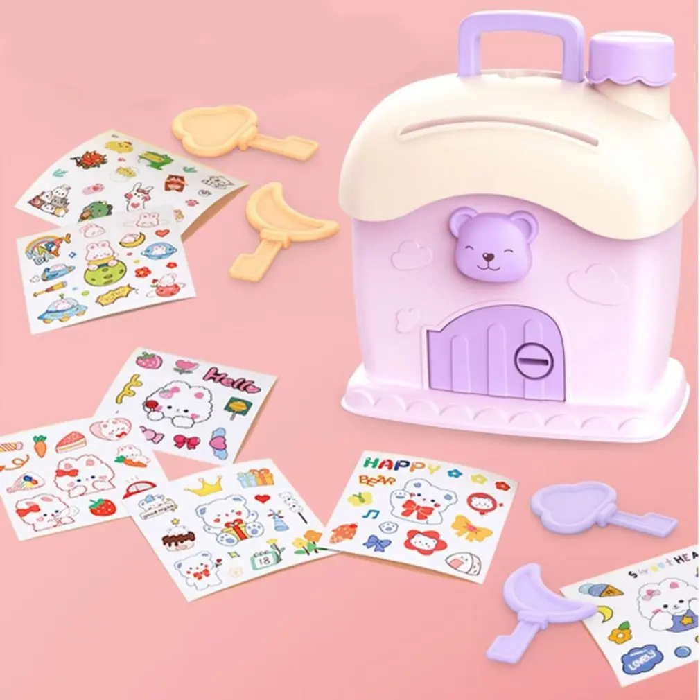 Latest Cute Mushroom House Piggy Bank Children Cartoon Coin Jar Student Gift