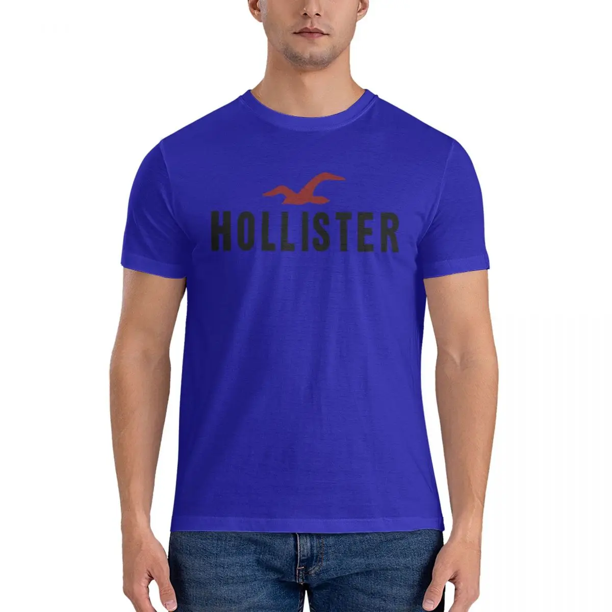 hollister Classic T-Shirt black t shirts for men mens long sleeve