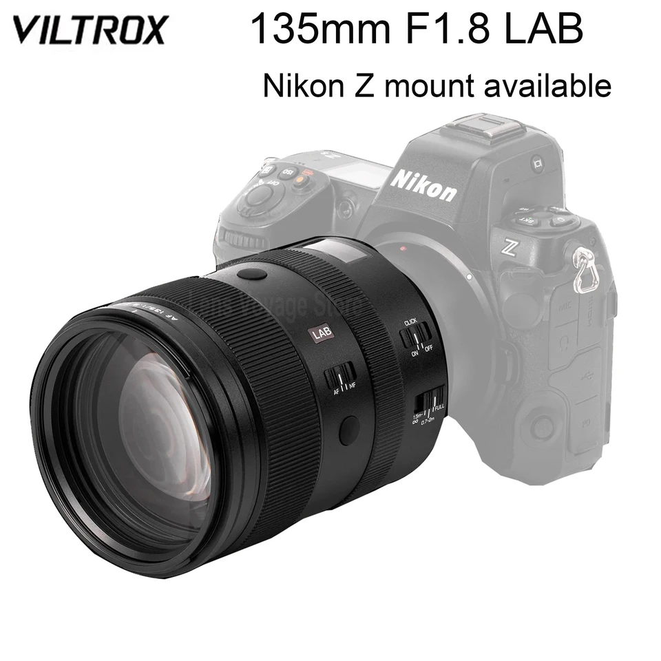 Viltrox AF 135mm F1.8 LAB フルフレームレンズ Nikon Z マウント ZF