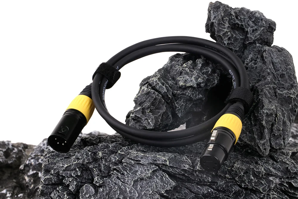 4-poliges XLR-Patchkabel für Kopfhörer verlängerung, Balance-XLR-Mikrofon-Audio adapter, abgeschirmte Leitung für Amp-Kamera-Lautsprecher mischer – Detail 5