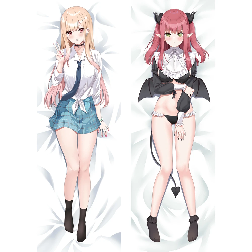 My Dress Up Darling Kitagawa Marin Dakimakura Cos Name Cosplay Pillow Case Hugging Anime Body