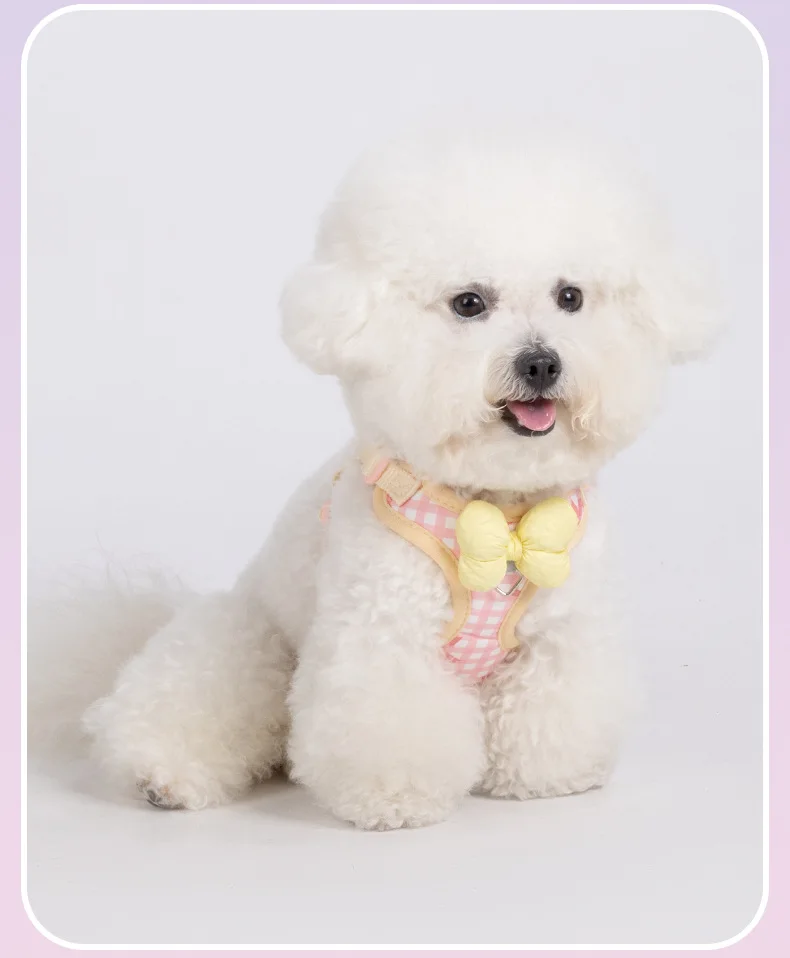 New Dog Harness Air Cushion Breathable Soft Mesh Cat Vest Adjustable No-Pull Pet Harness For Small Medium Large Dogs Puppies_voghion.com