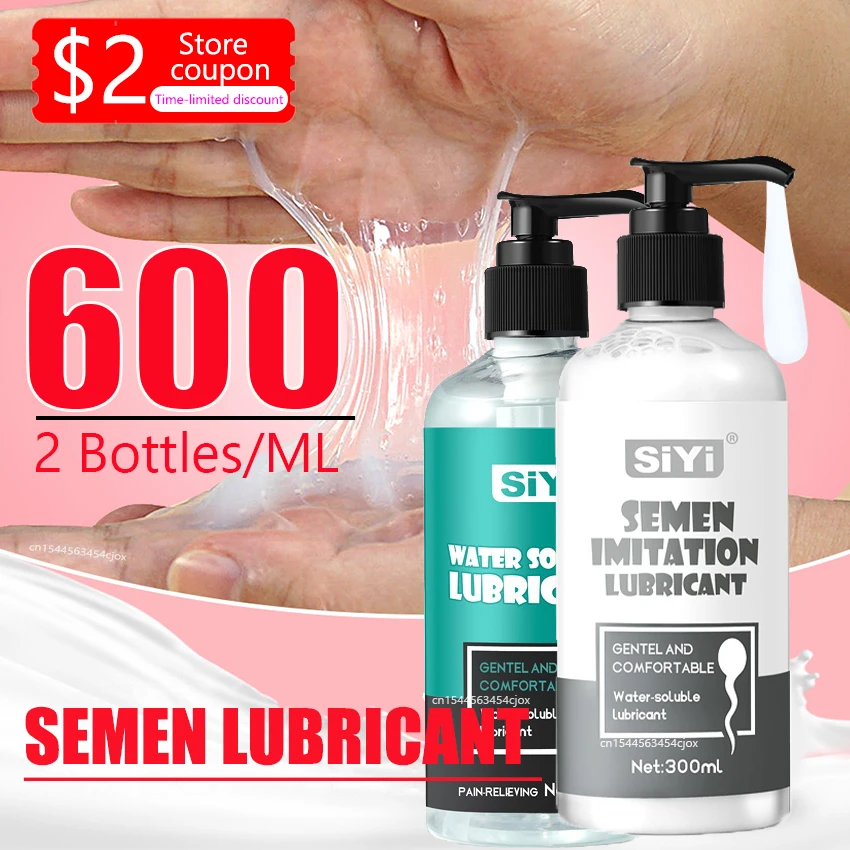 Lubrificazione Anale Lubrificante A Base D'Acqua Lubrificante Per Sperma Per Sesso Amore Gel Exciter Per Le Donne Lubrificanti Grasso Olio Da Massaggi